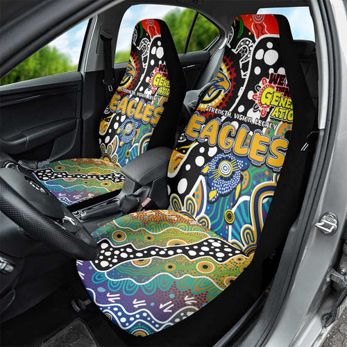 Eagles AFL Celebrating 50 Years of Naidoc Car Seat Cover NAIDOC Week 2025 Aboriginal