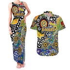 Personalised Eagles AFL Celebrating 50 Years of Naidoc Couples Matching Tank Maxi Dress and Hawaiian Shirt NAIDOC Week 2025 Aboriginal