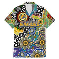 Personalised Eagles AFL Celebrating 50 Years of Naidoc Family Matching Mermaid Dress and Hawaiian Shirt NAIDOC Week 2025 Aboriginal