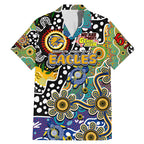 Personalised Eagles AFL Celebrating 50 Years of Naidoc Family Matching Mermaid Dress and Hawaiian Shirt NAIDOC Week 2025 Aboriginal