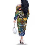Personalised Eagles AFL Celebrating 50 Years of Naidoc Family Matching Off The Shoulder Long Sleeve Dress and Hawaiian Shirt NAIDOC Week 2025 Aboriginal