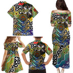 Personalised Eagles AFL Celebrating 50 Years of Naidoc Family Matching Puletasi and Hawaiian Shirt NAIDOC Week 2025 Aboriginal