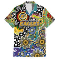 Personalised Eagles AFL Celebrating 50 Years of Naidoc Family Matching Puletasi and Hawaiian Shirt NAIDOC Week 2025 Aboriginal