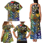 Personalised Eagles AFL Celebrating 50 Years of Naidoc Family Matching Tank Maxi Dress and Hawaiian Shirt NAIDOC Week 2025 Aboriginal