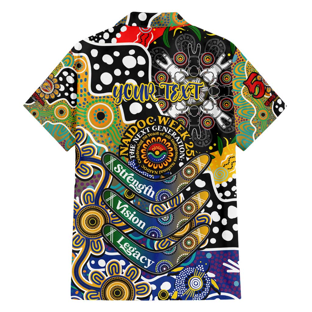 Personalised Eagles AFL Celebrating 50 Years of Naidoc Family Matching Tank Maxi Dress and Hawaiian Shirt NAIDOC Week 2025 Aboriginal