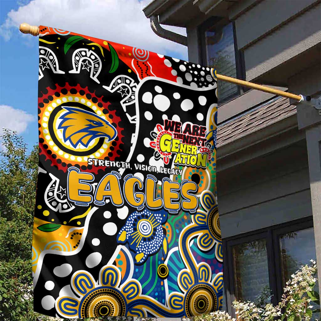 Eagles AFL Celebrating 50 Years of Naidoc Garden Flag NAIDOC Week 2025 Aboriginal