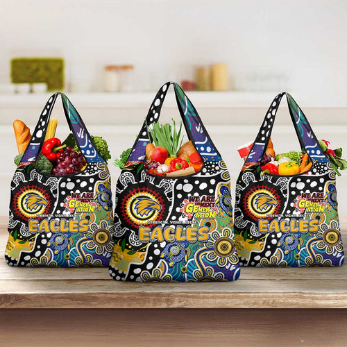 Eagles AFL Celebrating 50 Years of Naidoc Grocery Bag NAIDOC Week 2025 Aboriginal