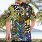 Personalised Eagles AFL Celebrating 50 Years of Naidoc Hawaiian Shirt NAIDOC Week 2025 Aboriginal