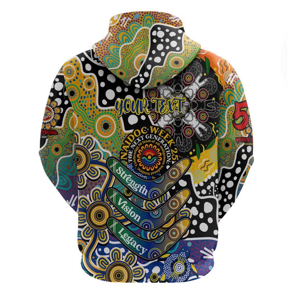 Personalised Eagles AFL Celebrating 50 Years of Naidoc Hoodie NAIDOC Week 2025 Aboriginal
