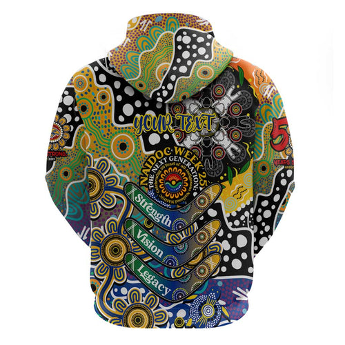 Personalised Eagles AFL Celebrating 50 Years of Naidoc Hoodie NAIDOC Week 2025 Aboriginal
