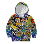 Personalised Eagles AFL Celebrating 50 Years of Naidoc Kid Hoodie NAIDOC Week 2025 Aboriginal
