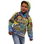 Personalised Eagles AFL Celebrating 50 Years of Naidoc Kid Hoodie NAIDOC Week 2025 Aboriginal