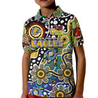 Personalised Eagles AFL Celebrating 50 Years of Naidoc Kid Polo Shirt NAIDOC Week 2025 Aboriginal