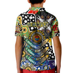 Personalised Eagles AFL Celebrating 50 Years of Naidoc Kid Polo Shirt NAIDOC Week 2025 Aboriginal