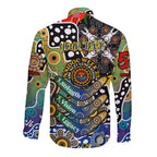 Personalised Eagles AFL Celebrating 50 Years of Naidoc Long Sleeve Button Shirt NAIDOC Week 2025 Aboriginal