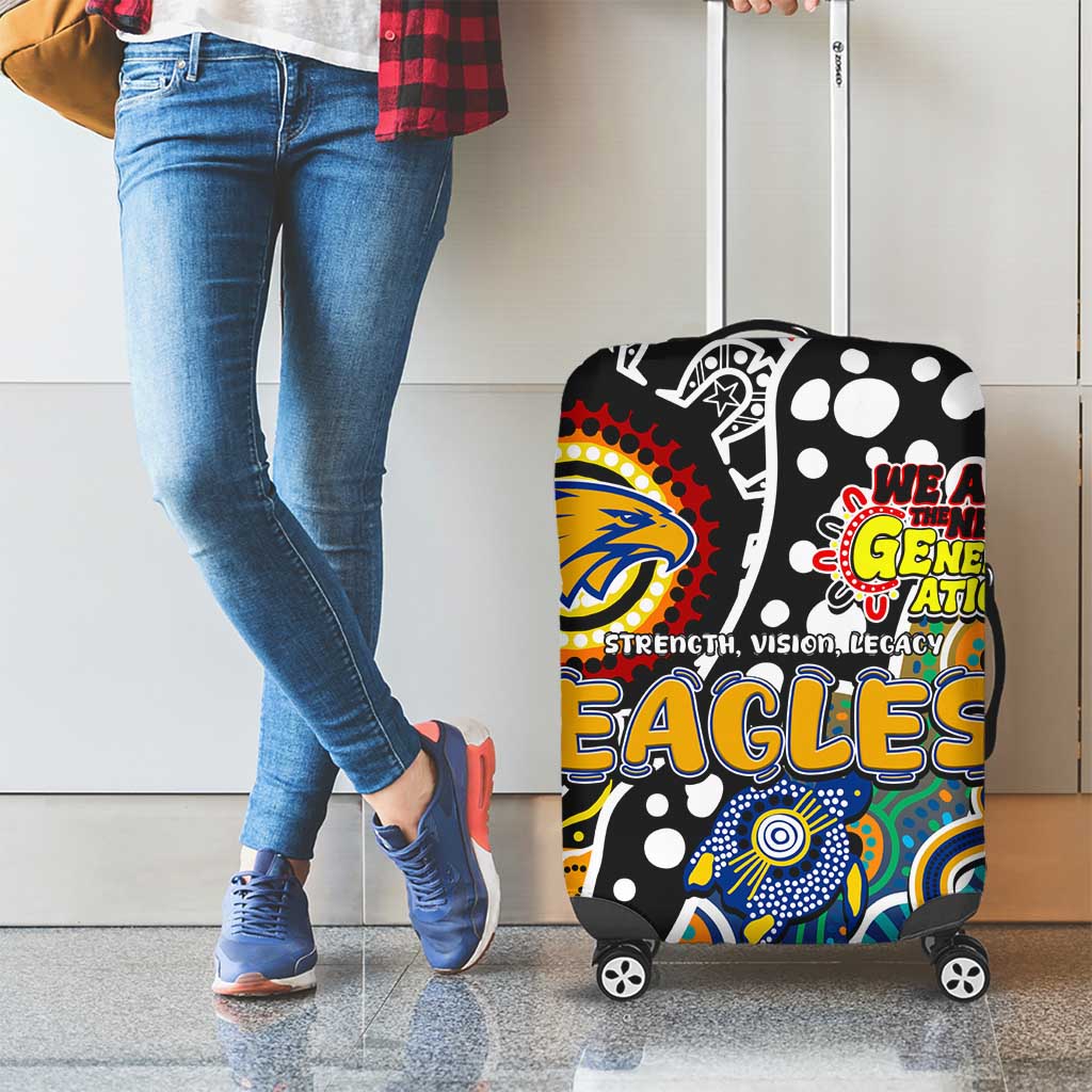 Eagles AFL Celebrating 50 Years of Naidoc Luggage Cover NAIDOC Week 2025 Aboriginal