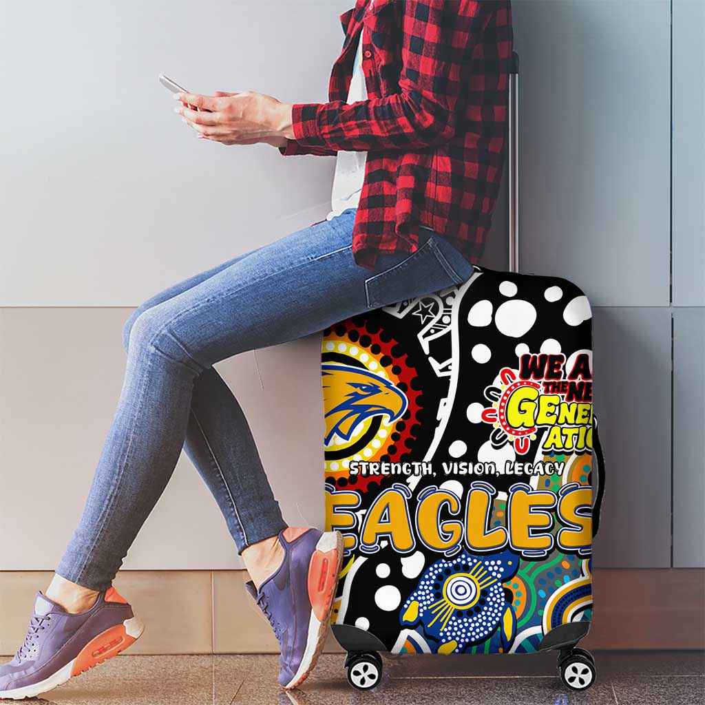 Eagles AFL Celebrating 50 Years of Naidoc Luggage Cover NAIDOC Week 2025 Aboriginal