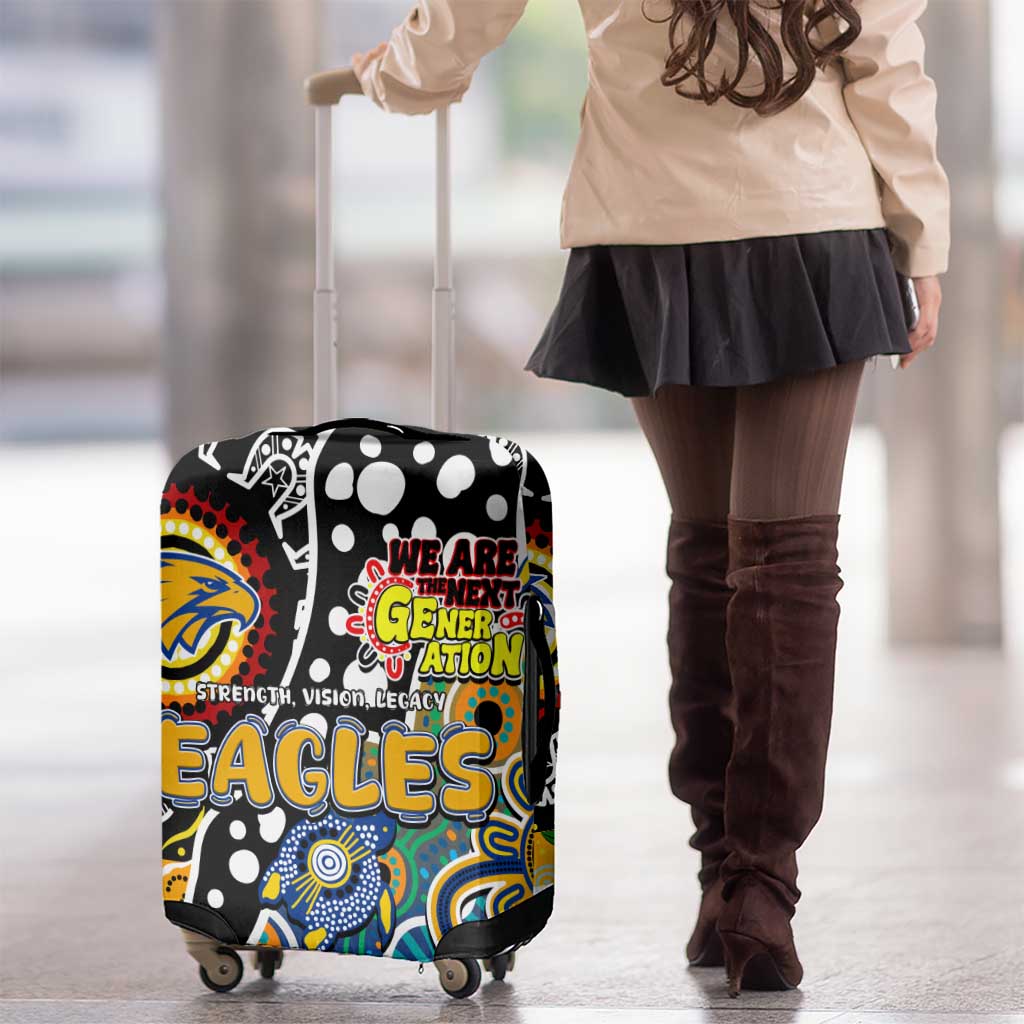 Eagles AFL Celebrating 50 Years of Naidoc Luggage Cover NAIDOC Week 2025 Aboriginal