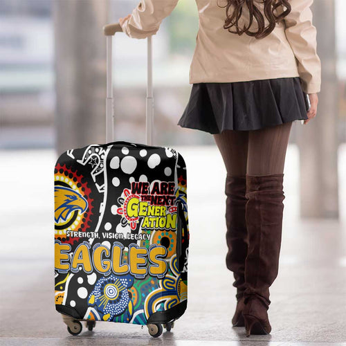 Eagles AFL Celebrating 50 Years of Naidoc Luggage Cover NAIDOC Week 2025 Aboriginal