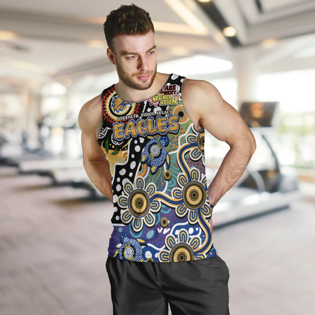 Personalised Eagles AFL Celebrating 50 Years of Naidoc Men Tank Top NAIDOC Week 2025 Aboriginal