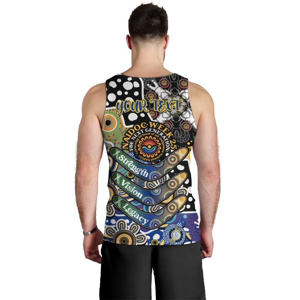 Personalised Eagles AFL Celebrating 50 Years of Naidoc Men Tank Top NAIDOC Week 2025 Aboriginal