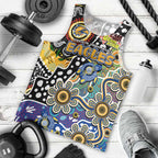 Personalised Eagles AFL Celebrating 50 Years of Naidoc Men Tank Top NAIDOC Week 2025 Aboriginal