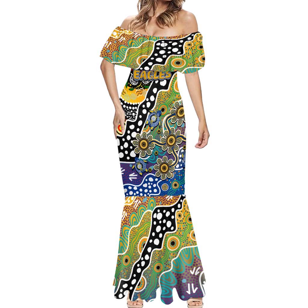 Personalised Eagles AFL Celebrating 50 Years of Naidoc Mermaid Dress NAIDOC Week 2025 Aboriginal