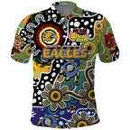Personalised Eagles AFL Celebrating 50 Years of Naidoc Polo Shirt NAIDOC Week 2025 Aboriginal