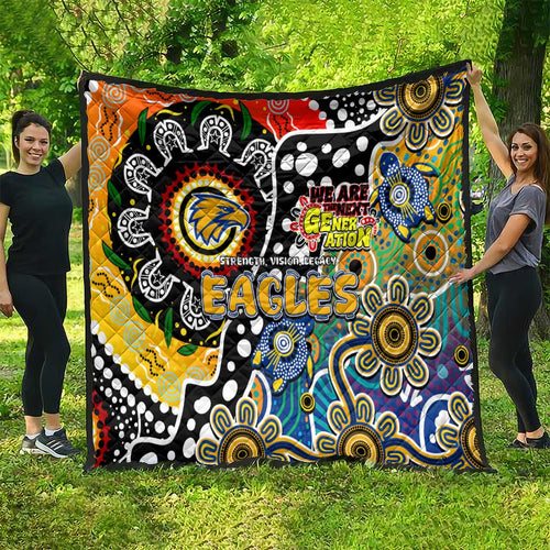 Eagles AFL Celebrating 50 Years of Naidoc Quilt NAIDOC Week 2025 Aboriginal