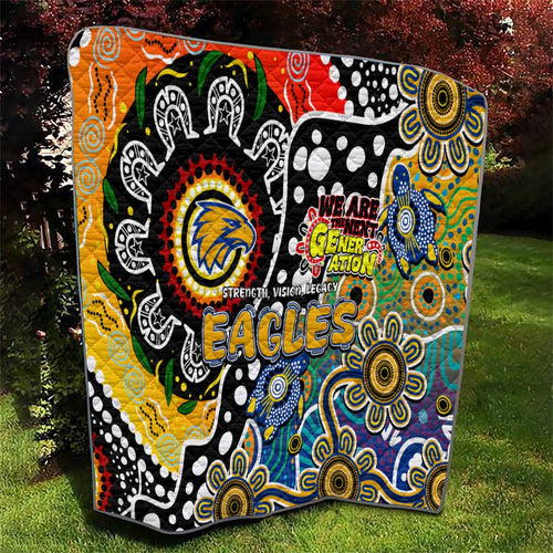 Eagles AFL Celebrating 50 Years of Naidoc Quilt NAIDOC Week 2025 Aboriginal