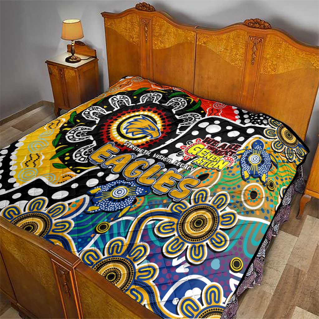 Eagles AFL Celebrating 50 Years of Naidoc Quilt NAIDOC Week 2025 Aboriginal
