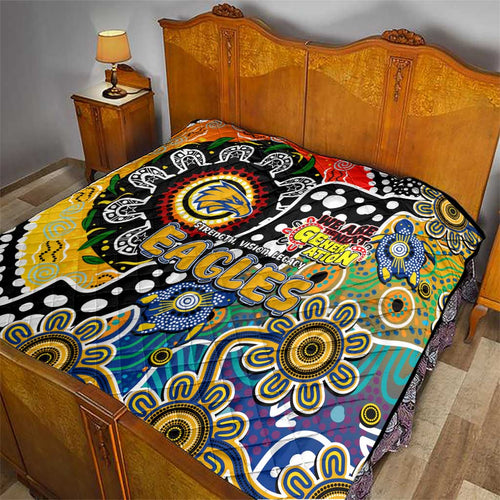 Eagles AFL Celebrating 50 Years of Naidoc Quilt NAIDOC Week 2025 Aboriginal