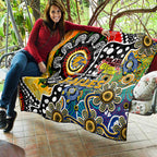 Eagles AFL Celebrating 50 Years of Naidoc Quilt NAIDOC Week 2025 Aboriginal