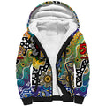 Personalised Eagles AFL Celebrating 50 Years of Naidoc Sherpa Hoodie NAIDOC Week 2025 Aboriginal