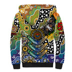 Personalised Eagles AFL Celebrating 50 Years of Naidoc Sherpa Hoodie NAIDOC Week 2025 Aboriginal