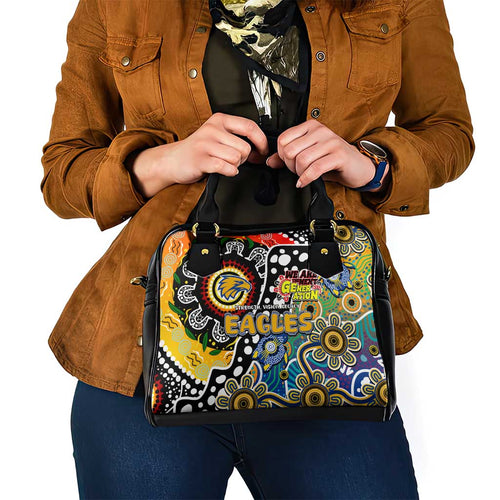 Eagles AFL Celebrating 50 Years of Naidoc Shoulder Handbag NAIDOC Week 2025 Aboriginal