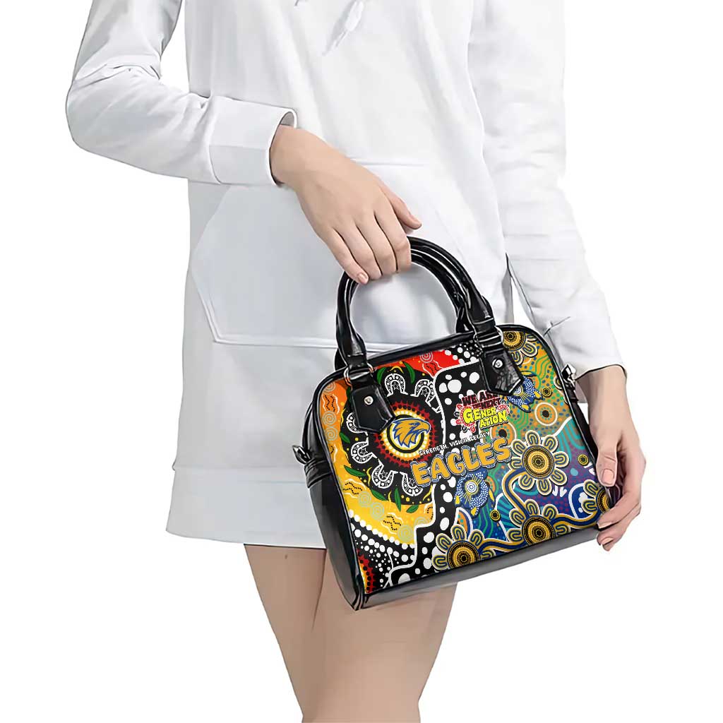 Eagles AFL Celebrating 50 Years of Naidoc Shoulder Handbag NAIDOC Week 2025 Aboriginal