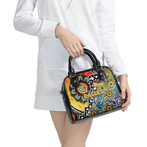 Eagles AFL Celebrating 50 Years of Naidoc Shoulder Handbag NAIDOC Week 2025 Aboriginal