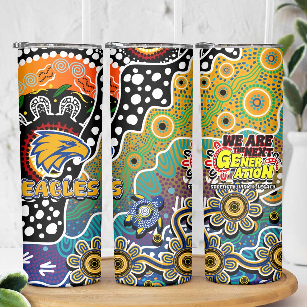 Eagles AFL Celebrating 50 Years of Naidoc Skinny Tumbler NAIDOC Week 2025 Aboriginal