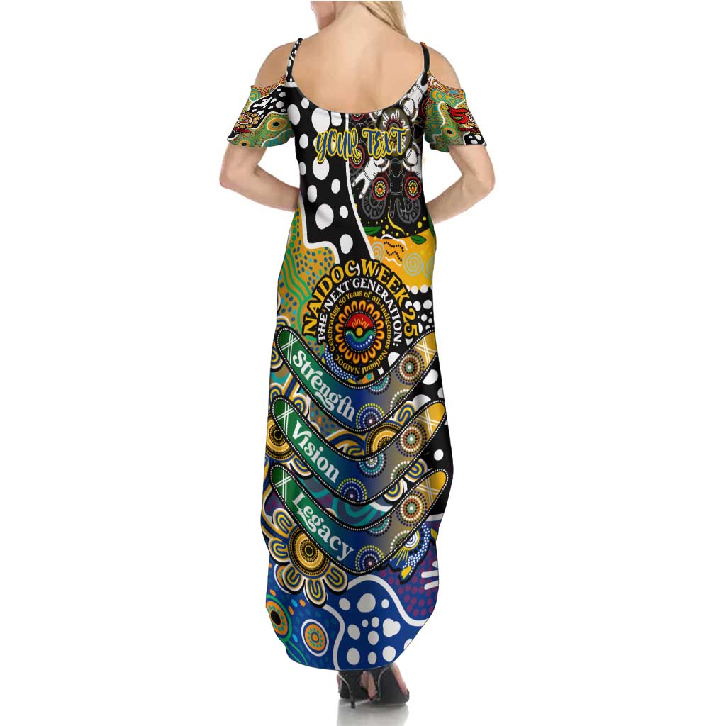 Personalised Eagles AFL Celebrating 50 Years of Naidoc Summer Maxi Dress NAIDOC Week 2025 Aboriginal