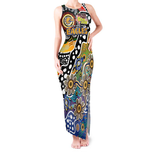 Personalised Eagles AFL Celebrating 50 Years of Naidoc Tank Maxi Dress NAIDOC Week 2025 Aboriginal