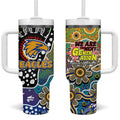 Eagles AFL Celebrating 50 Years of Naidoc Tumbler With Handle NAIDOC Week 2025 Aboriginal