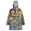 Personalised Eagles AFL Celebrating 50 Years of Naidoc Wearable Blanket Hoodie NAIDOC Week 2025 Aboriginal
