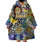 Personalised Eagles AFL Celebrating 50 Years of Naidoc Wearable Blanket Hoodie NAIDOC Week 2025 Aboriginal