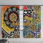 Eagles AFL Celebrating 50 Years of Naidoc Window Curtain NAIDOC Week 2025 Aboriginal