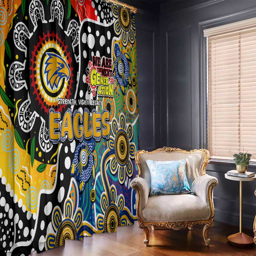 Eagles AFL Celebrating 50 Years of Naidoc Window Curtain NAIDOC Week 2025 Aboriginal