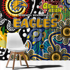 Eagles AFL Celebrating 50 Years of Naidoc Window Curtain NAIDOC Week 2025 Aboriginal