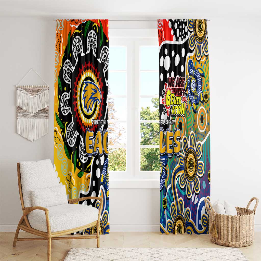 Eagles AFL Celebrating 50 Years of Naidoc Window Curtain NAIDOC Week 2025 Aboriginal
