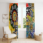 Eagles AFL Celebrating 50 Years of Naidoc Window Curtain NAIDOC Week 2025 Aboriginal