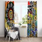 Eagles AFL Celebrating 50 Years of Naidoc Window Curtain NAIDOC Week 2025 Aboriginal
